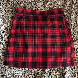 Long Plaid H&M Skirt